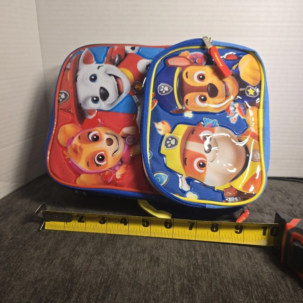 PAW PATROL Kids Lunch Tote Bag Nick Jr. Spin Masters 10 x 8 Inches